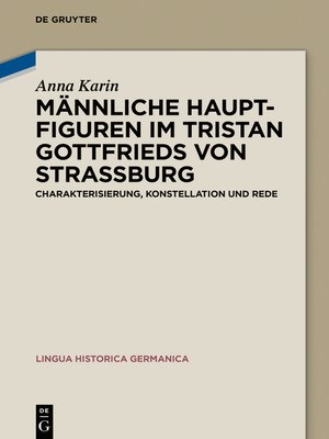 cover image of Männliche Hauptfiguren im "Tristan" Gottfrieds von Straßburg